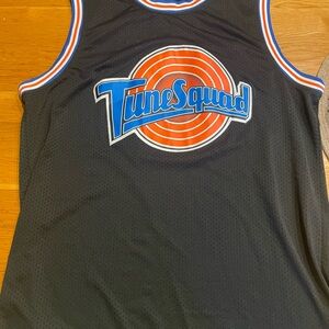 Tune Squad D.Duck #2 Black Basketball Jersey